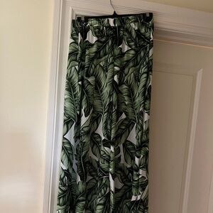 Show me your mumu Palm Leaf float pants